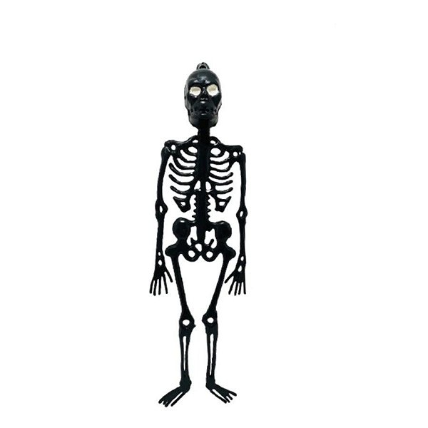 Esqueleto Preto - 8cm x 24,5cm - Halloween - Ref. 1282 - 1 unidade - Rizzo