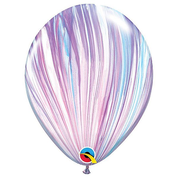 Balão de Festa Decorado - Fashion Superagate (Fashion SuperAgate) - 11" - 25 Unidades - Qualatex - Rizzo