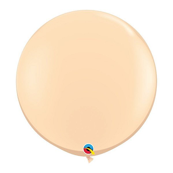 Balão Gigante de Festa em Látex 3ft (90 cm) - Blush (Cor da Pele) - 2 Unidades - Qualatex - Rizzo
