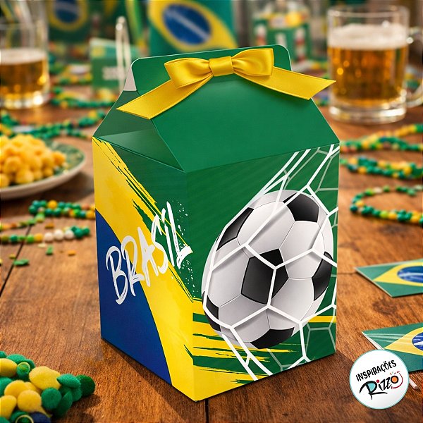 Caixa Milk - Brasil Copa do Mundo  - 8 unidades - Festcolor