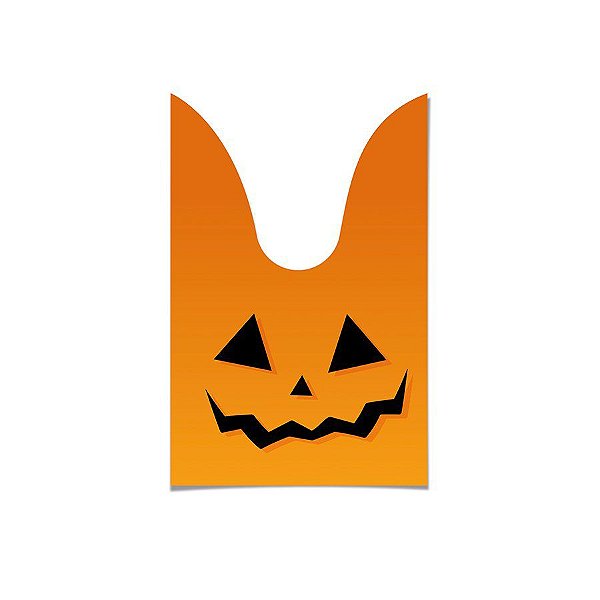 Saco Para Lembrancinha Abóbora Halloween - Scary Night  - 50 unidades - Cromus - Rizzo