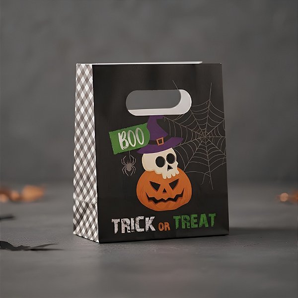 Sacola para Lembrancinha Halloween - Scary Night - 4 unidades - Cromus - Rizzo