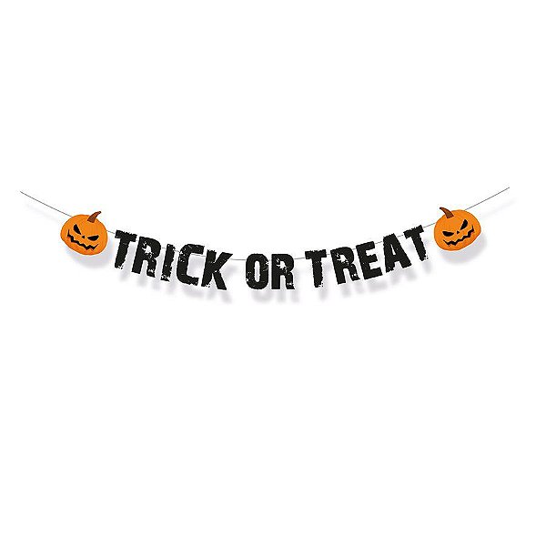 Faixa Decorativa Halloween - Trick or Treat - 1 unidade - Cromus - Rizzo