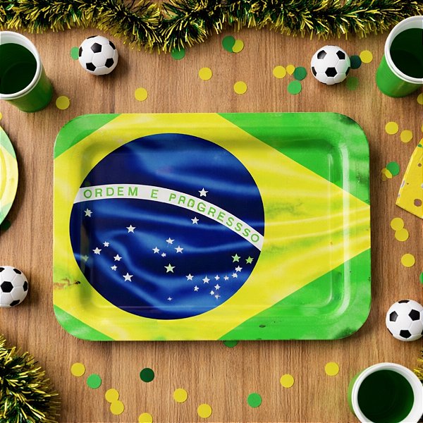 Bandeja Laminada - 41cm x 33,5cm - 1 unidade - Cromus - Rizzo