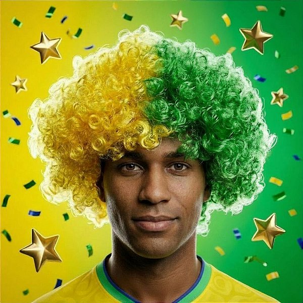 Peruca Brasil - Black Power - 1 unidade - Rizzo