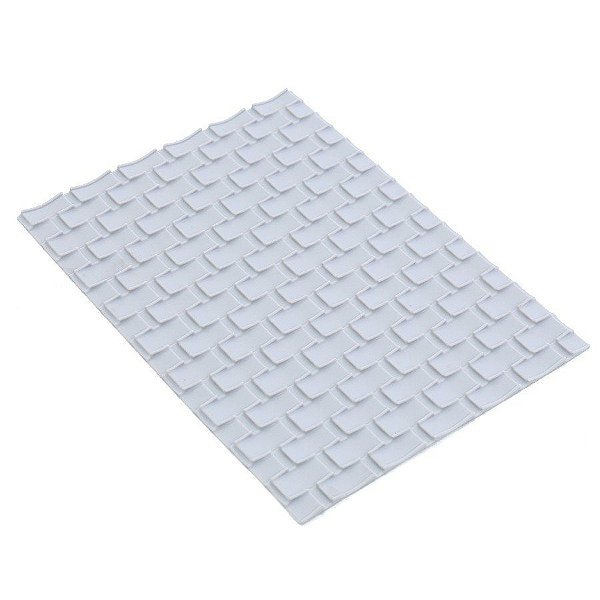Tapete Silicone Text P/Buche -Pap Parede - 24,8X18X0,3Cm  - 1 unidade - Cromus Linha Profissional Allonsy - Rizzo
