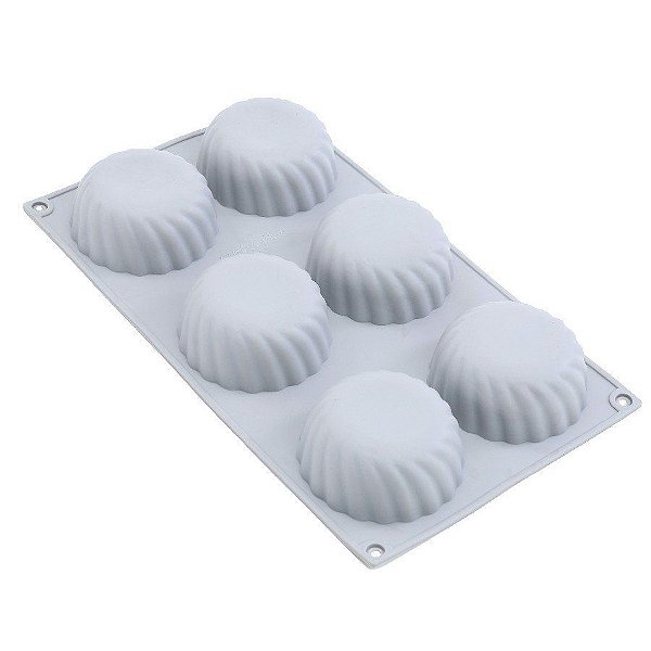 Forma De Silicone - 30X17,5X3,5Cm - Monopoção Caracol  - 1 unidade - Cromus Linha Profissional Allonsy - Rizzo