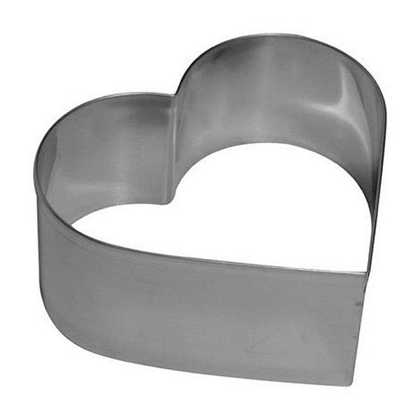 Cortador Forma de Coração - Ref. 2052 - 16 cm x 10 cm - 1 unidade - RR Cortadores - Rizzo