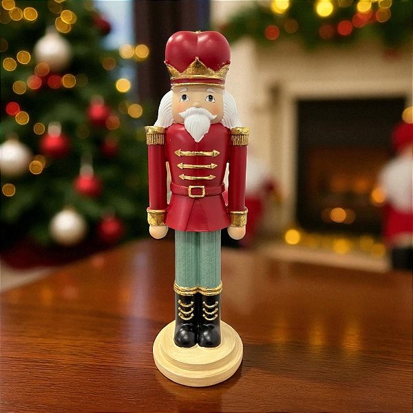 Quebra Nozes Premium em Resina Fino Acabamento - “Soldado de Chumbo” - Cromus Natal - 1 unidade - Rizzo