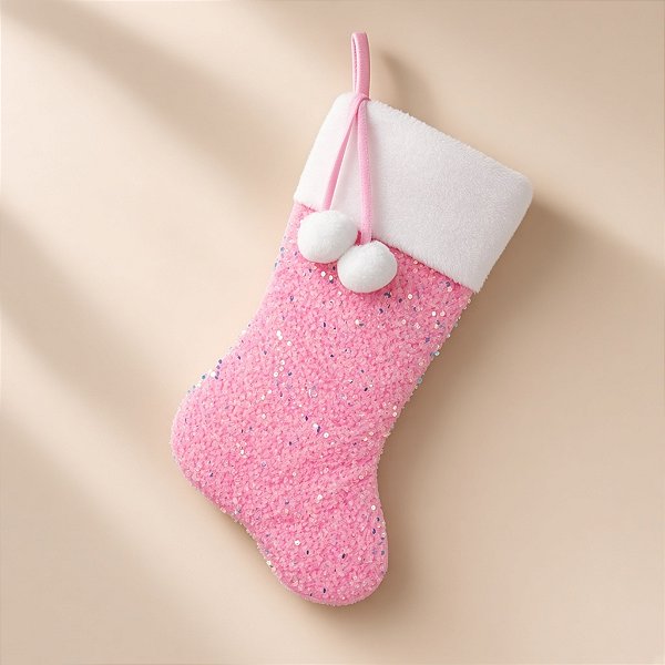 Bota Natalina com Glitter - Cromus Natal - 1 unidade - Rizzo