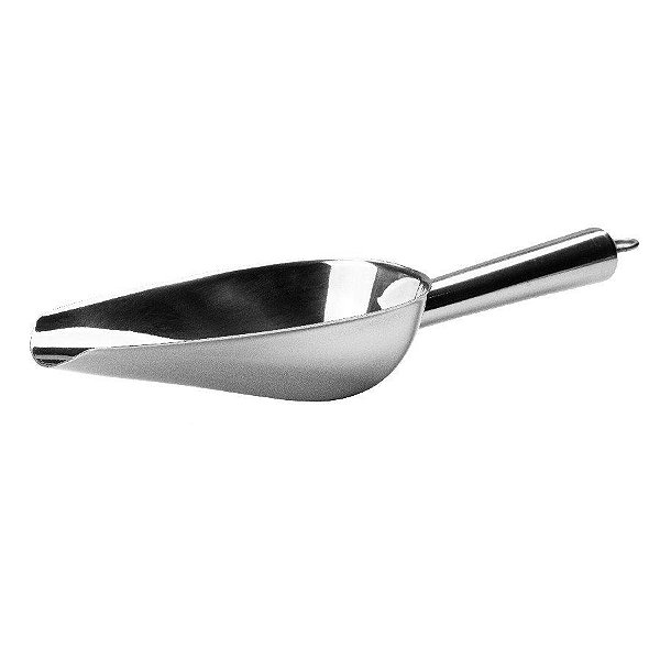 Concha De Alimentos - 25X8,5X4Cm - Aço Inox - 1 unidade - Cromus Linha Profissional Allonsy - Rizzo