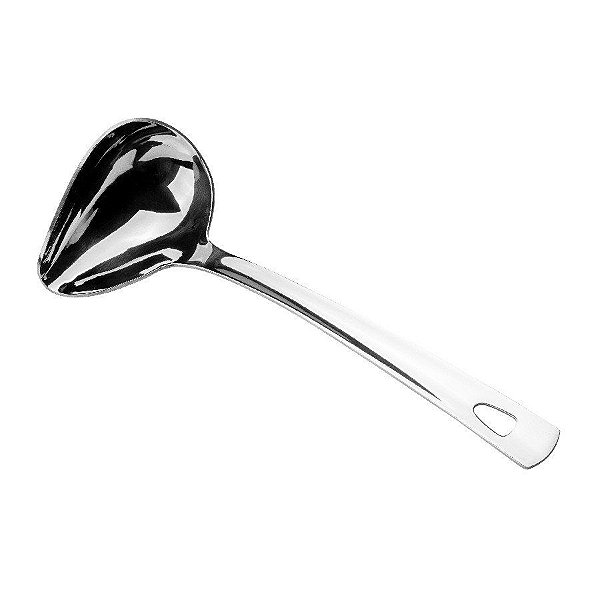 Colher Para Molho -  22X8,4X1,8Cm  - Aço Inox - 1 unidade - Cromus Linha Profissional Allonsy - Rizzo