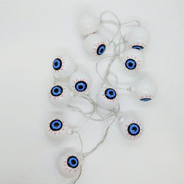 Enfeite Halloween - Olhos Com Luzes - 1 unidade - Rizzo
