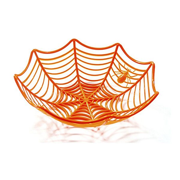 Cesta Aranha Decorativa - Halloween - 27 x 8 cm - 1 unidade - Silver Festas - Rizzo