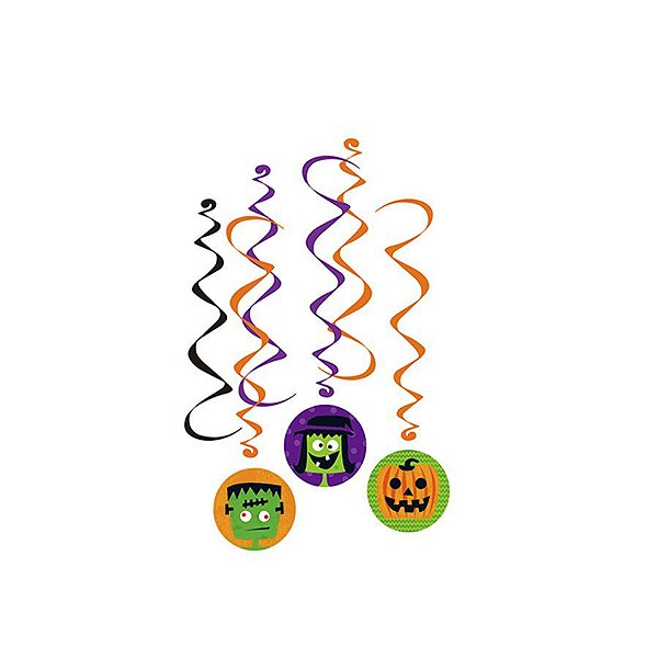 Kit Enfeite - Decorativo - Halloween - 3 unidades - Silver Festas - Rizzo