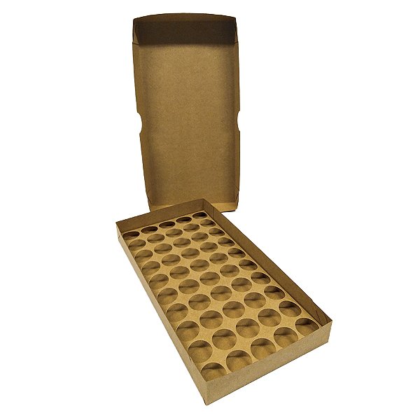 Caixa N4 - Base Brigadeiro - Kraft - 38,5 x 19 x 4 - 5 unidades - Assk - Rizzo