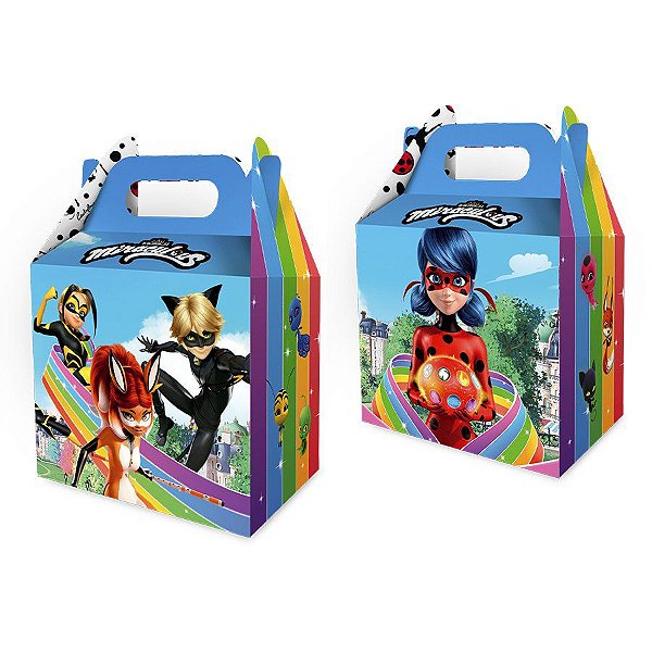 Caixa Surpresa Miraculous Ladybug c/8 Regina Festas - Temas infantis -  Felix Fantasias