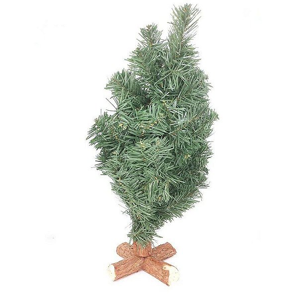 Mini Pinheiro de Natal 36 cm - Cromus Natal - 1 unidade - Rizzo Embalagens