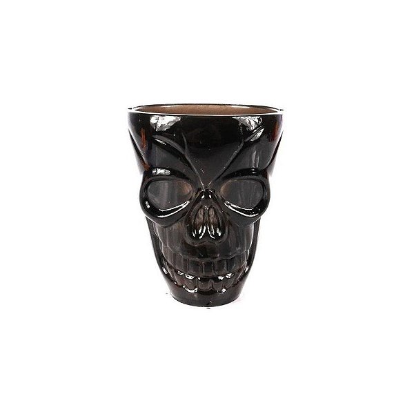 Copo Caveira de Halloween - Preto - 4 unidades - Rizzo