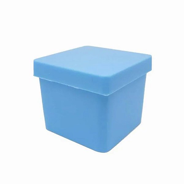 Caixinha Acrílica - Azul Claro - 5cm x 5cm - 10 unidades - Rizzo