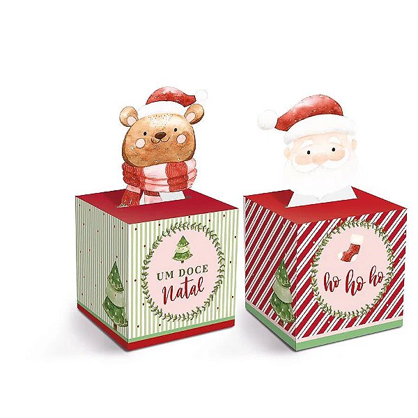 Caixa POP-UP - Delicat - Cromus Natal - 10 unidades - Rizzo