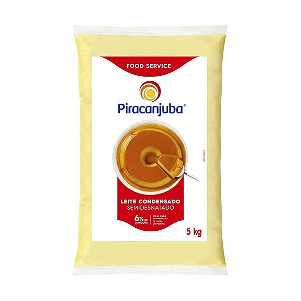 Leite Condensado 5 kg - 1 unidade - Piracanjuba - Rizzo