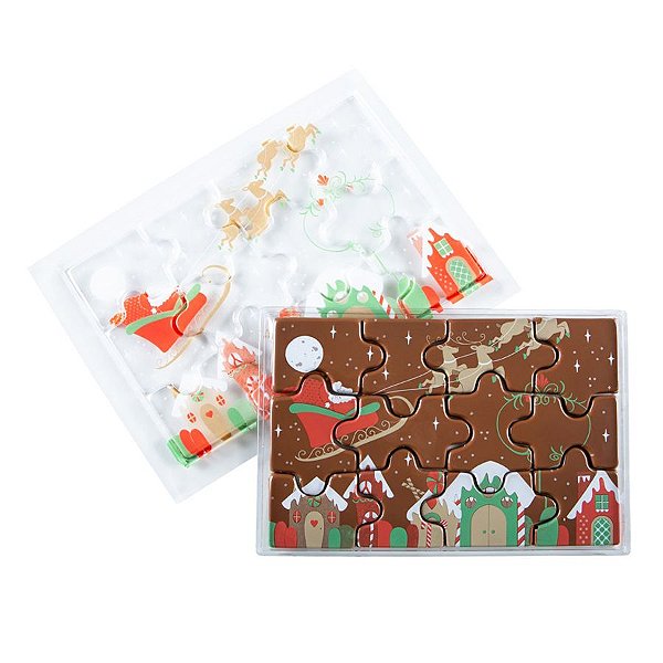 Blister Decorado com Transfer Para Chocolate - Quebra-Cabeça - Renas de  Natal - BLN7801 - 1 unidade - Stalden - Rizzo - Rizzo Embalagens
