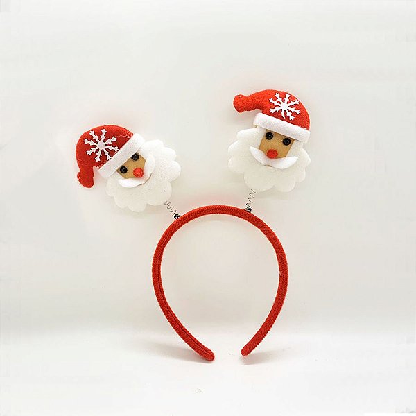 Tiara de Natal Papai Noel Floco de Neve - 1 unidade - Rizzo