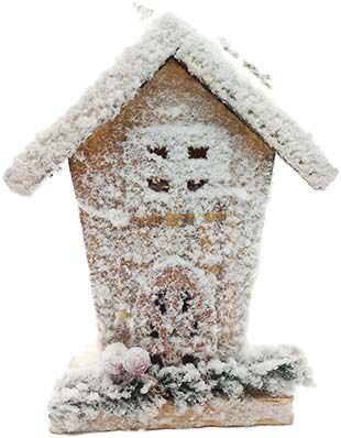 Casinha Decorativa Nevada - 1 unidade - Rizzo Embalagens