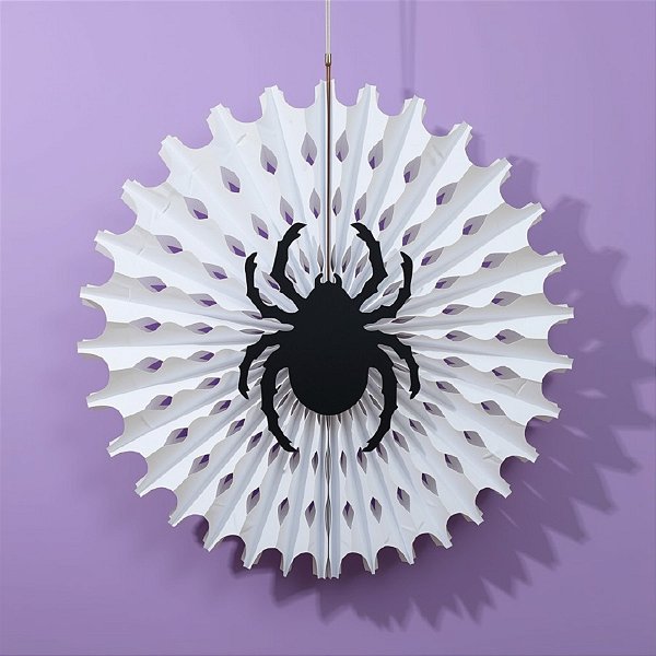 Leque Decorativo Pop Aranha - 49 cm - 1 unidade - Rizzo