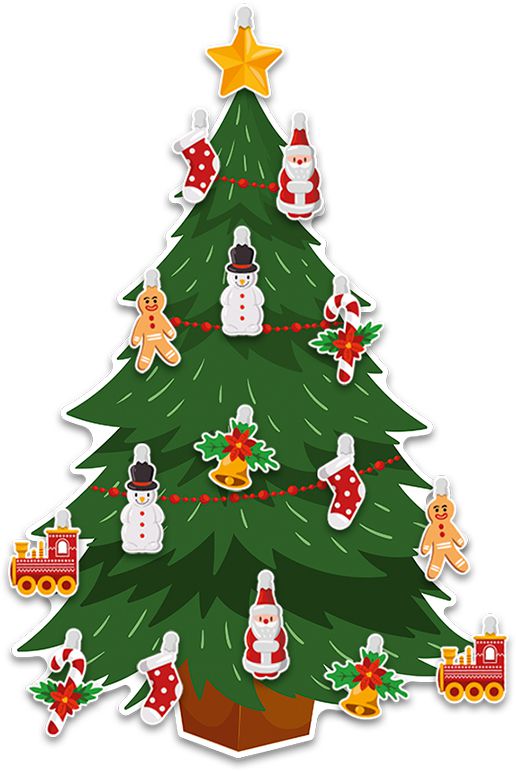 Decoração de Parede Natal Mágico - Árvore de Natal - 1 unidade - Regina - Rizzo