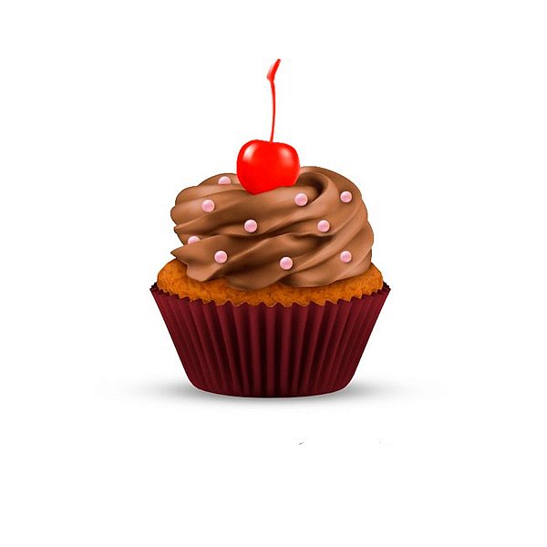 Forminha para Mini Cupcake - Marsala - 45 unidades - Plac - Rizzo