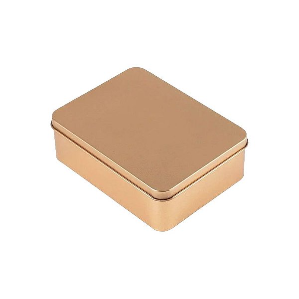 Lata Retangular - Bronze - 12x9x4cm - 1 unidade - ArtLille - Rizzo