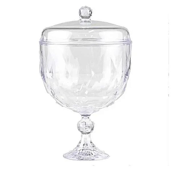 Taça Americana - Diamante Com Tampa - 1,250 ml - 1 unidade - BlueStar - Rizzo