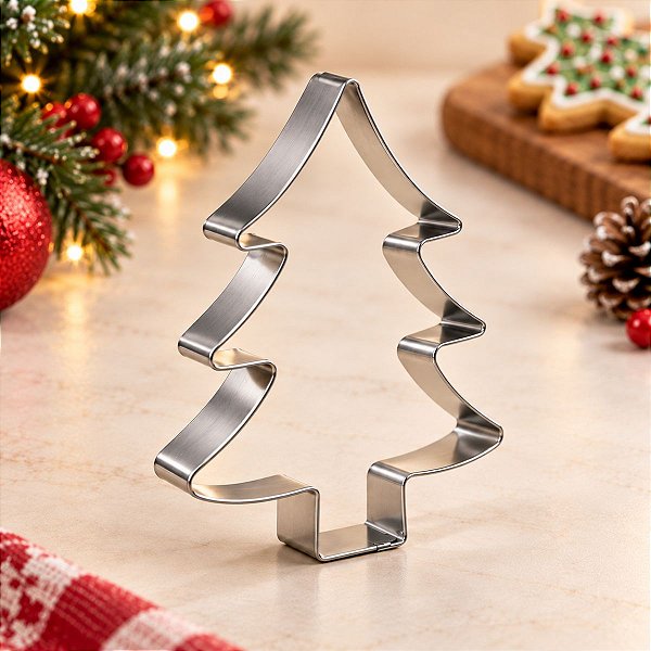 Cortador Arvore de Natal G Ref. 132 RR Cortadores Rizzo Confeitaria