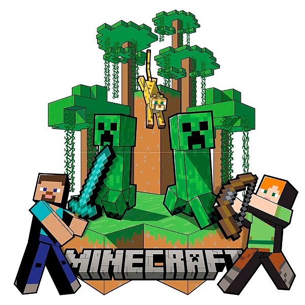 Kit caixas Minecraft - Comprar em Ateliê Doce de Papel