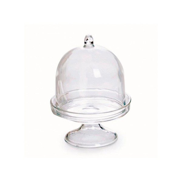 Mini Cúpula - Bailarina Transparente para Doces  - 8 unidades - Cromus - Rizzo
