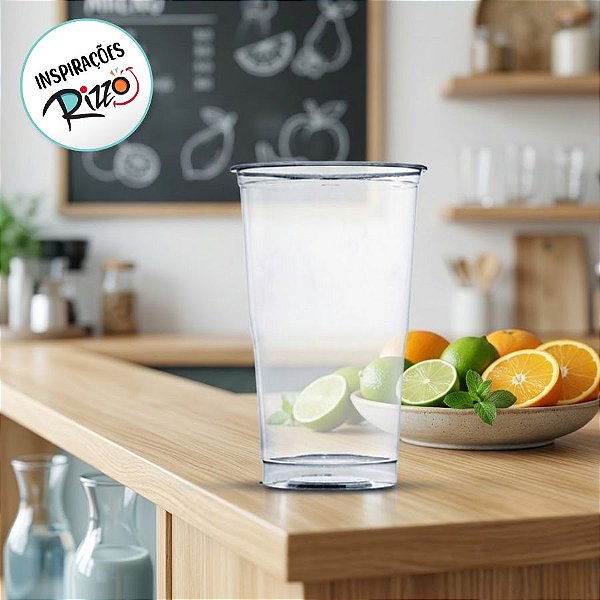 Copo Crystal Bello - 300ml - 25 unidades - Plastilânia - Rizzo