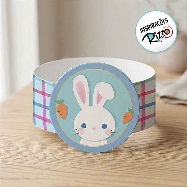 Porta Guardanapo Coelhinhos - 06 Unidades - Cromus Páscoa - Rizzo
