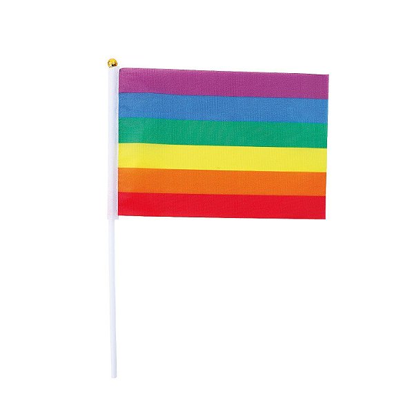 Bandeira Arco-irís - 14cm x 21cm - 1 unidade - Cromus  - Rizzo