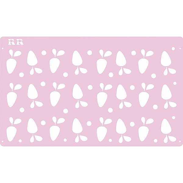 Stencil Fundo Cenouras - Ref. 3022 - 1 unidade - RR CORTADORES - Rizzo