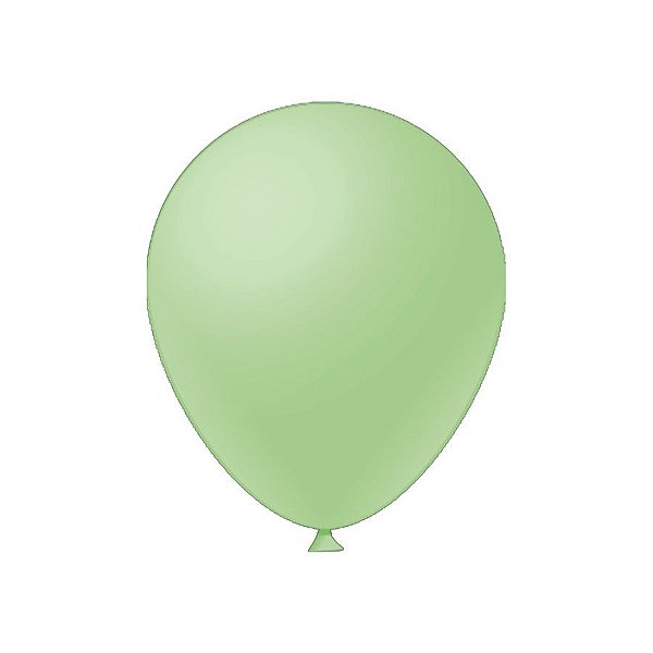 Balão de Festa Látex Liso - Verde Limão - Festball - Rizzo