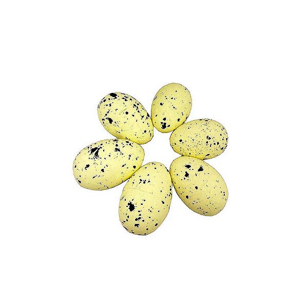 Saco de Ovos de Cordorna - Amarelo - 15 unidades - ArtLille - Rizzo