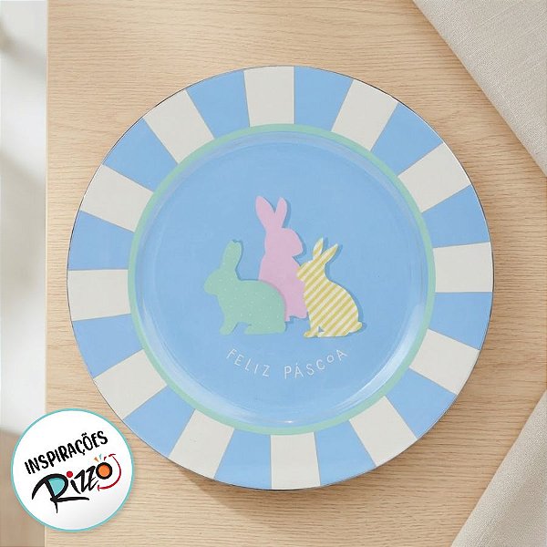 Soulsplat Azul Bliss 33cm - 1 unidade - Cromus - Rizzo