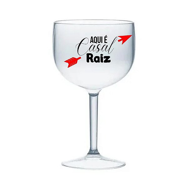 Taça de Gin 'Casal Raiz' - Cristal - 1 unidade - Rizzo