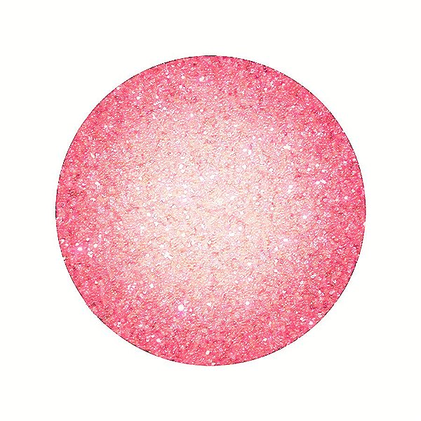 Balão Bubble Transparente com Glitter Rosa - 11" 26cm - 1 unidade - PartiuFesta - Rizzo