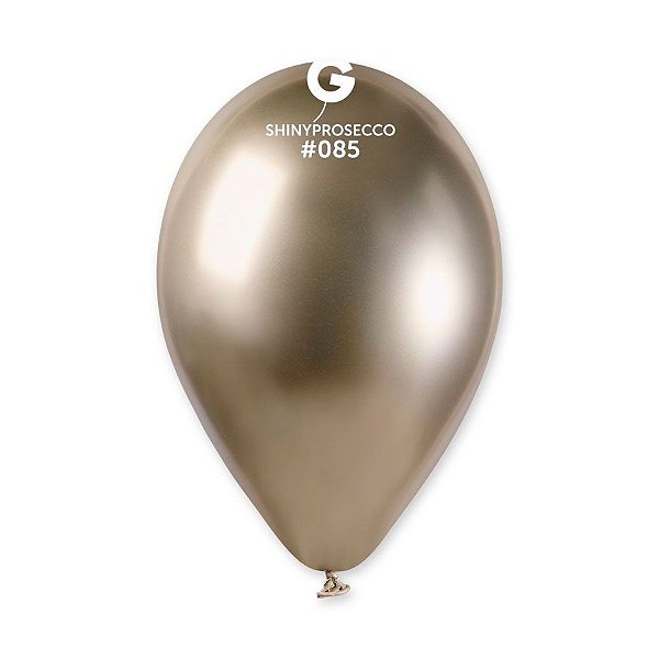 Balão de Festa Látex Shiny - Prosecco (Champanhe) #085 -  Gemar - Rizzo