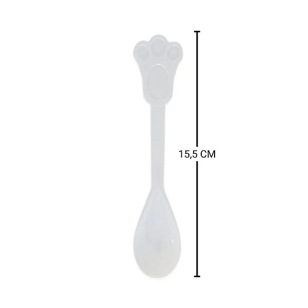 Colheres Decorativas de Páscoa - Branco - 15,5cm - 12 unidades - Festplastik - Rizzo
