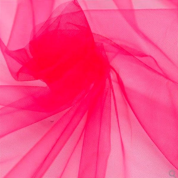 Tule - Fucsia - 48cm x 10m - 1 unidade - Regina - Rizzo