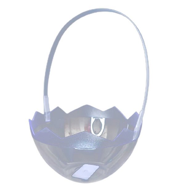 Cesta Ovo de Acrílico  Cristal - 1 unidade - Festplastik - Rizzo